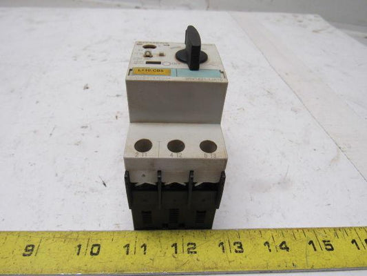 Siemens 3RV1421-1JA10 575V 10Hp 7-10A Trip Range Manual Motor Starter