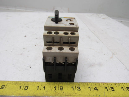 Siemens 3RV1421-1JA10 575V 10Hp 7-10A Trip Range Manual Motor Starter