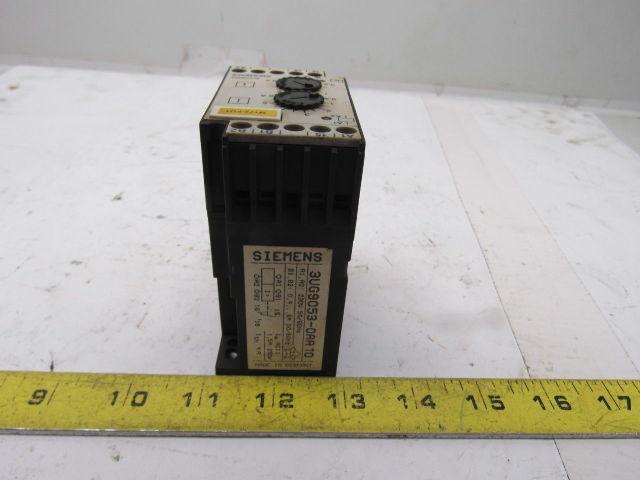 Siemens 3UG9053-0AA10 230V 50/60Hz Solid State Relay Off Delay 0.2-3Sec