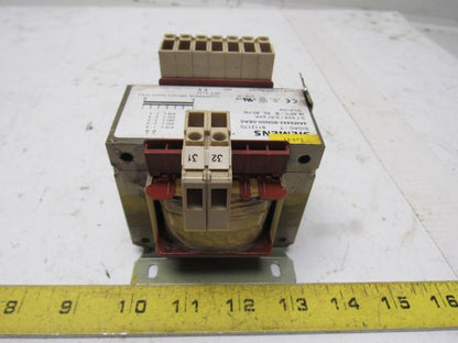 Siemens 4AM3442-8DN00-0EA0 208-550V Pri 24V Sec 50/60Hz 0.1/0.31kVA Transformer