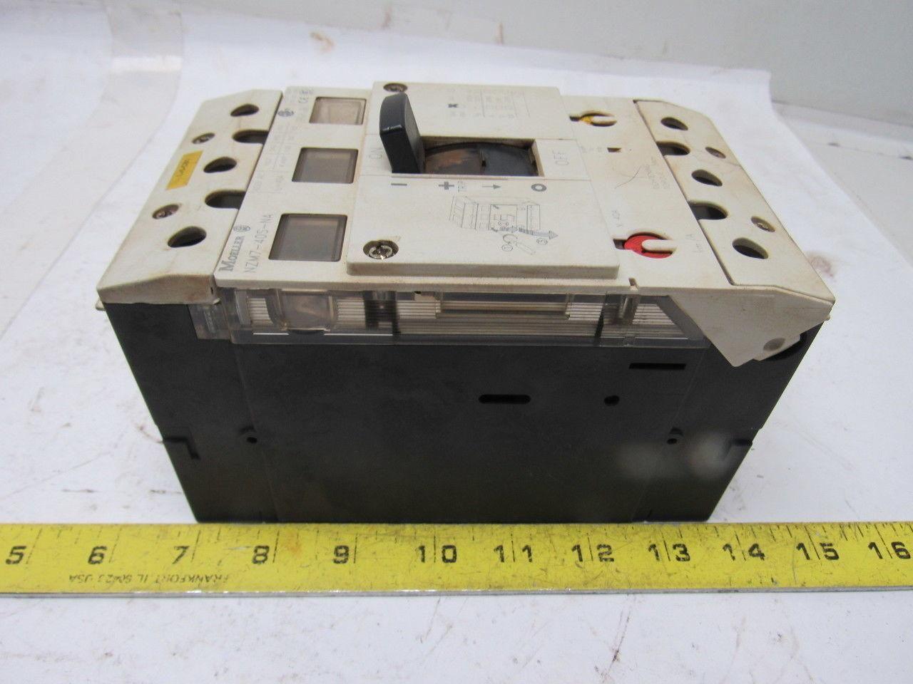 Moeller NZM7-40S-NA 600V 150A 40A Trip Circuit Breaker Disconnect