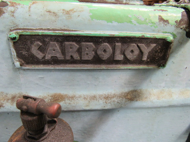 Carboloy Pedestal Dual Ended Wet Tool Grinder Sharpener 460V 3Ph Reversing