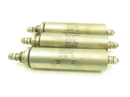 Tesch 2X250nf 480V-75A Filter From a Trumpf L3030 Laser Lot of 3