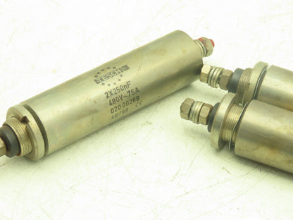 Tesch 2X250nf 480V-75A Filter From a Trumpf L3030 Laser Lot of 3