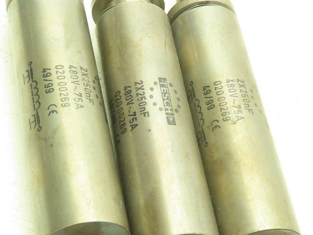 Tesch 2X250nf 480V-75A Filter From a Trumpf L3030 Laser Lot of 3