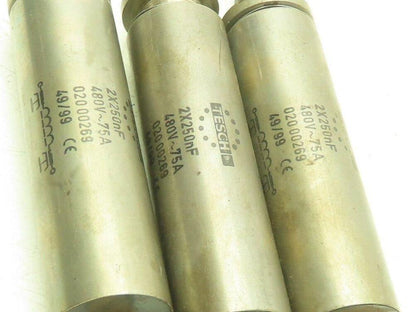 Tesch 2X250nf 480V-75A Filter From a Trumpf L3030 Laser Lot of 3