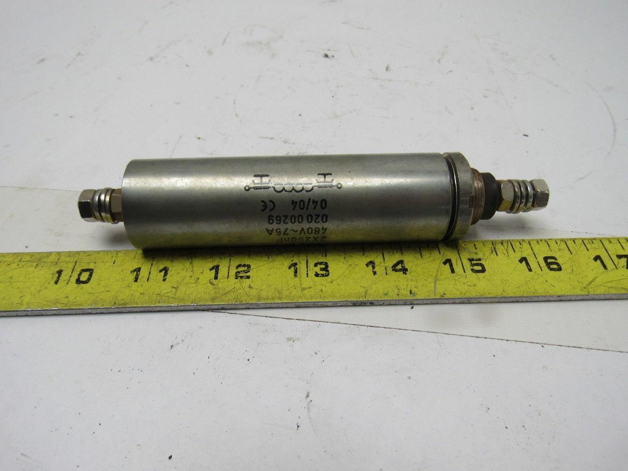 Tesch 2X250nf 480V-75A Filter From a Trumpf L3030 Laser Lot of 3