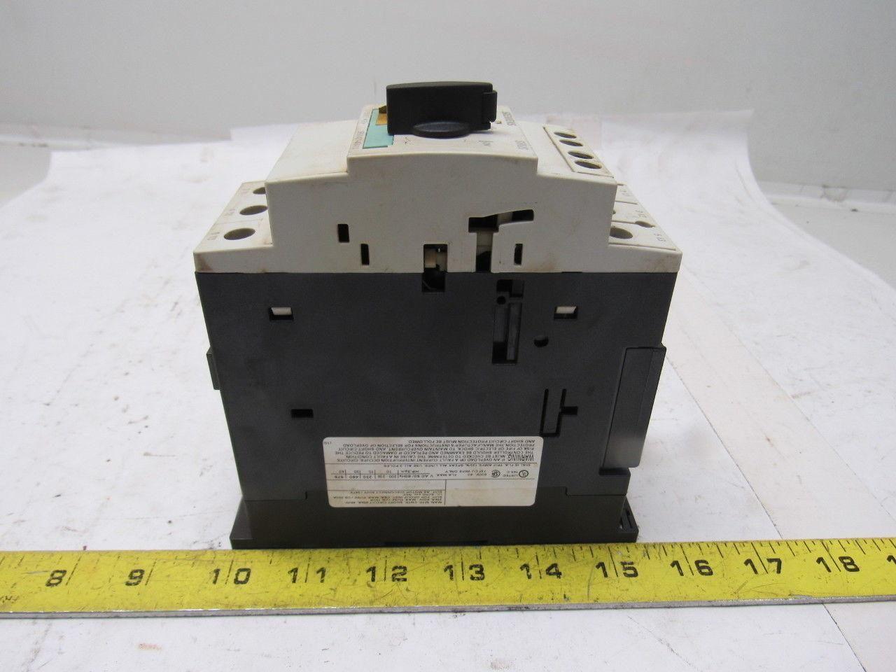 Siemens 3RV1431-4FA10 690V Max 40A Trip Manual Starter Circuit Breaker