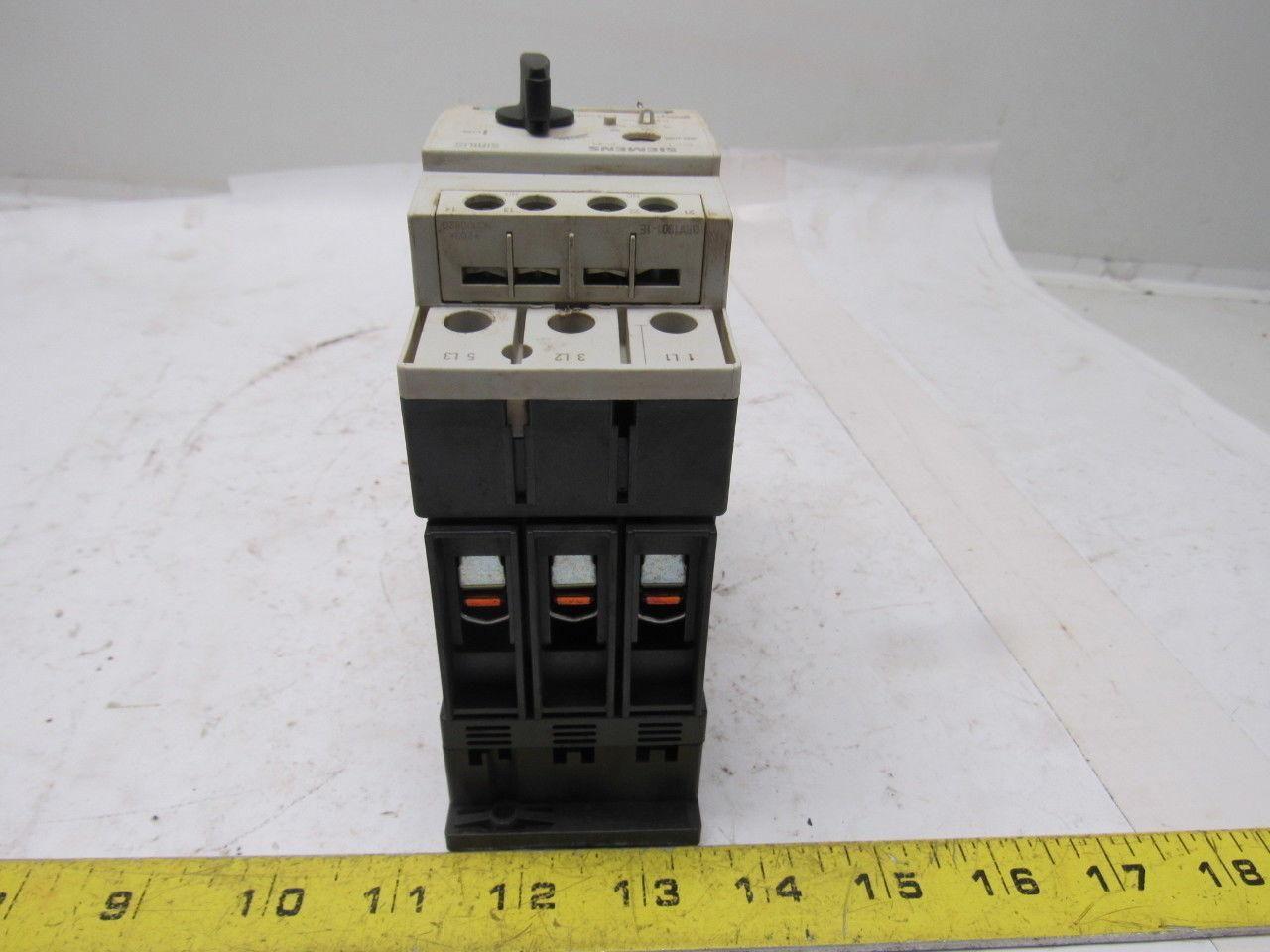 Siemens 3RV1431-4FA10 690V Max 40A Trip Manual Starter Circuit Breaker
