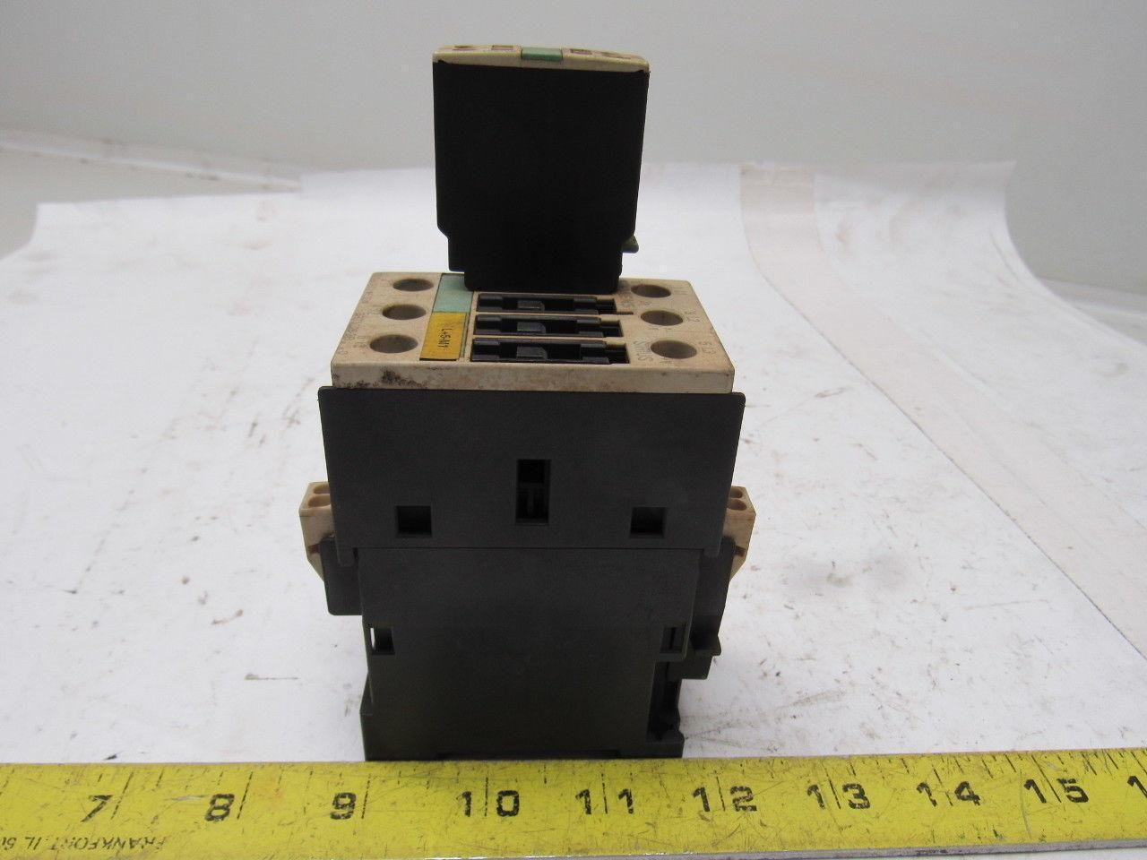 Siemens 3RT1026-3B Sirius 35A 600V Max Magnetic Contactor 24VDC Coil