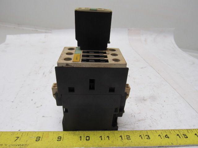 Siemens 3RT1026-3B Sirius 35A 600V Max Magnetic Contactor 24VDC Coil