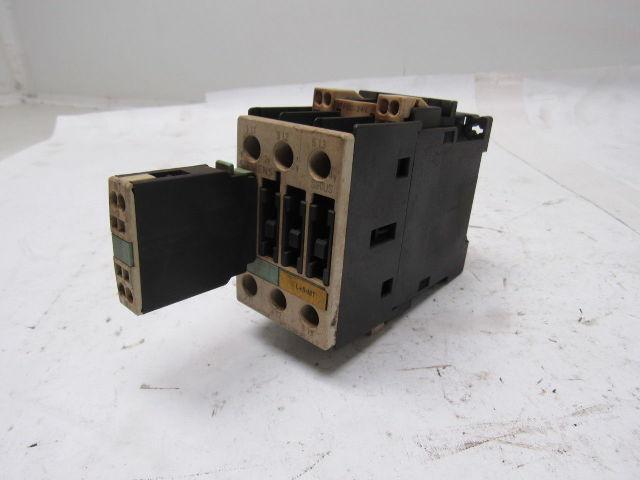 Siemens 3RT1026-3B Sirius 35A 600V Max Magnetic Contactor 24VDC Coil