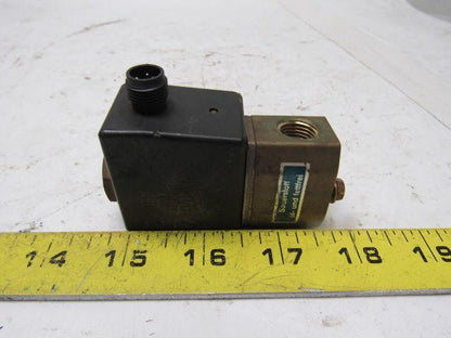 Herion Norgren DN3.0 A1372 9500372 24 V 2 way Solenoid Valve 1/4" Ports Lot of 2