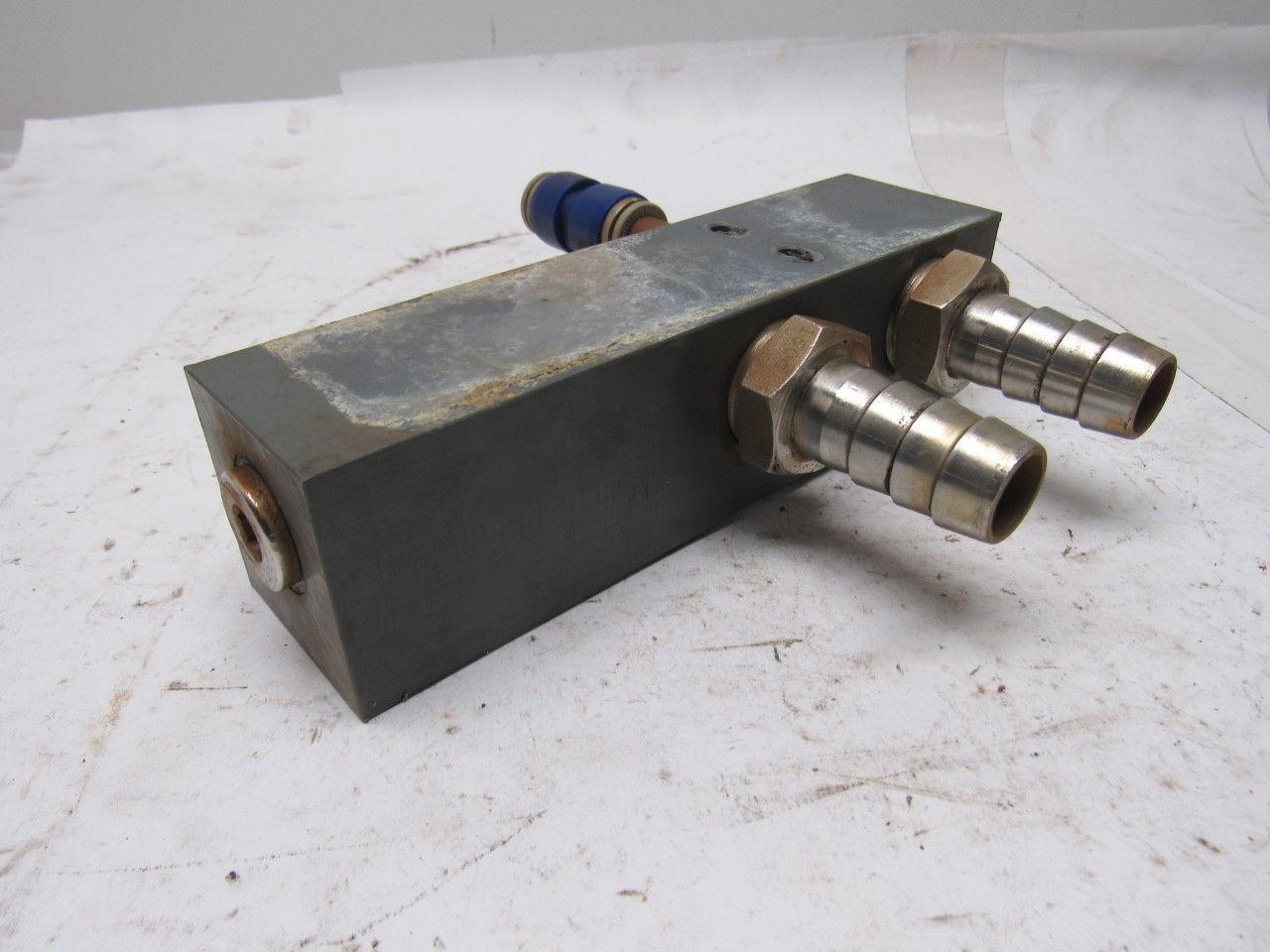 AVS Romer V 43-0077-10.ZF Composite Pneumatic Manifold Block From a L3030 Laser