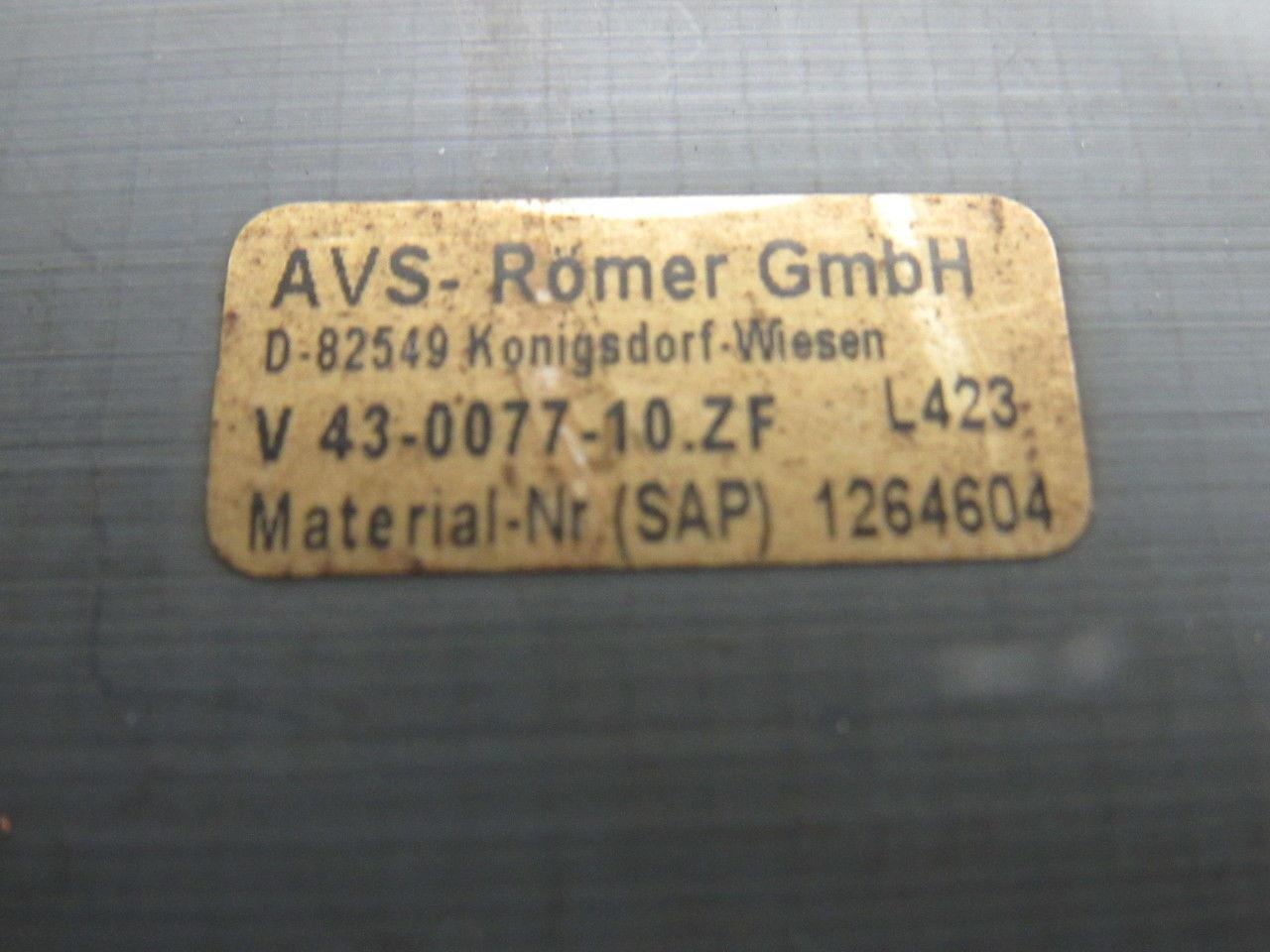 AVS Romer V 43-0077-10.ZF Composite Pneumatic Manifold Block From a L3030 Laser