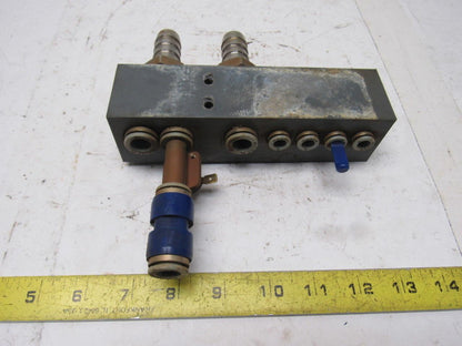 AVS Romer V 43-0077-10.ZF Composite Pneumatic Manifold Block From a L3030 Laser