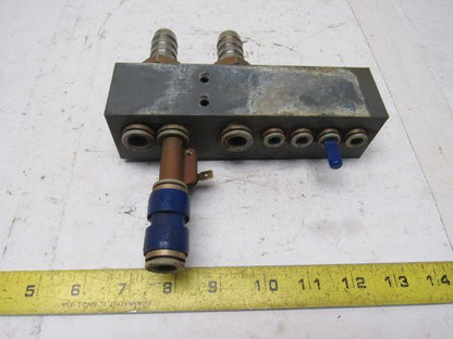 AVS Romer V 43-0077-10.ZF Composite Pneumatic Manifold Block From a L3030 Laser