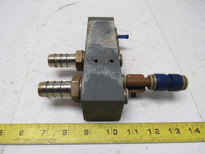 AVS Romer V 43-0077-10.ZF Composite Pneumatic Manifold Block From a L3030 Laser