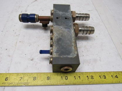 AVS Romer V 43-0077-10.ZF Composite Pneumatic Manifold Block From a L3030 Laser