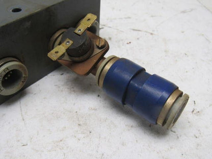 AVS Romer V 43-0077-10.ZF Composite Pneumatic Manifold Block From a L3030 Laser