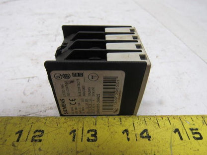 Siemens 3RH1911-2HA22 10A 240V Auxiliary Contact Lot Of 3