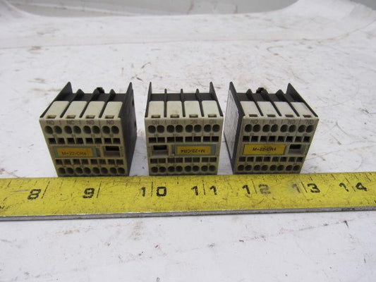 Siemens 3RH1911-2FA31 10A 240V Auxiliary Contact Lot Of 3
