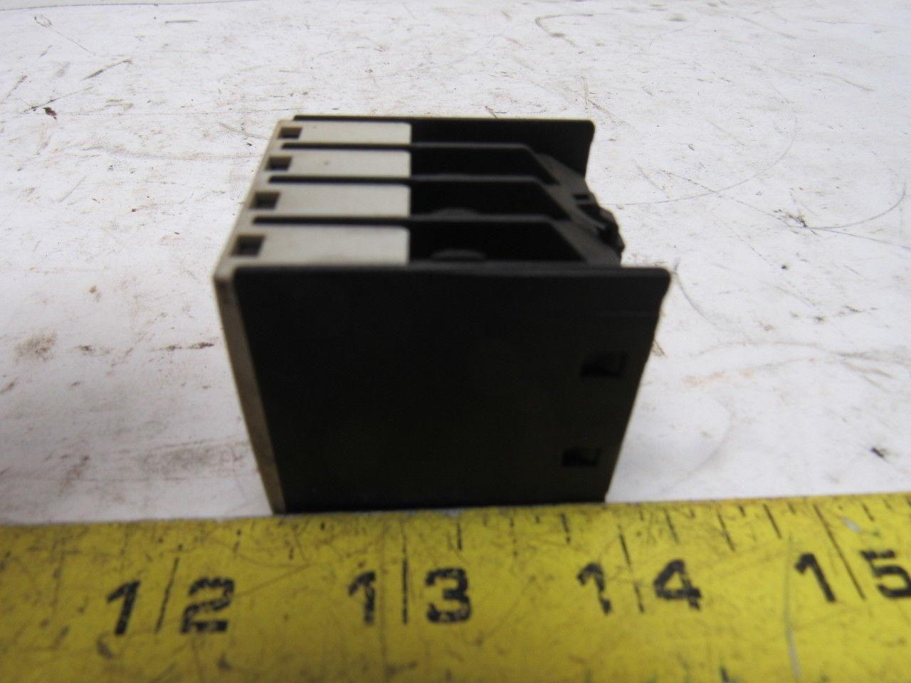 Siemens 3RH1911-2FA31 10A 240V Auxiliary Contact Lot Of 3