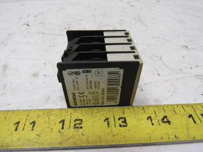 Siemens 3RH1911-2FA31 10A 240V Auxiliary Contact Lot Of 3