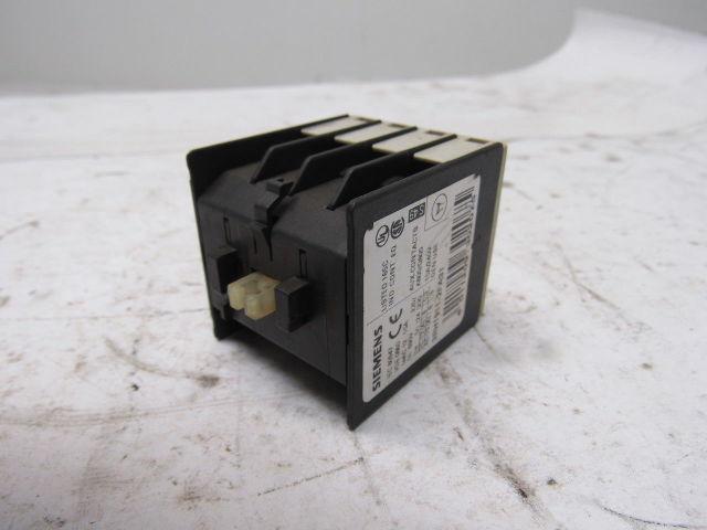Siemens 3RH1911-2FA31 10A 240V Auxiliary Contact Lot Of 3