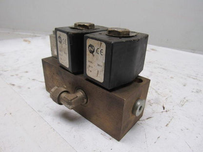 Norgren 9521663381102400 Solenoid Operated Valve Manifold Pressure Sensor 24V