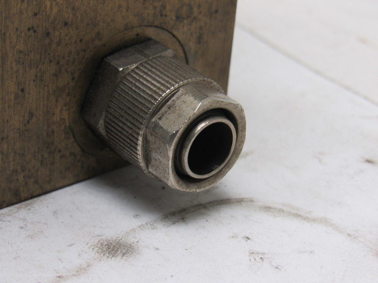 Norgren 9521663381102400 Solenoid Operated Valve Manifold Pressure Sensor 24V