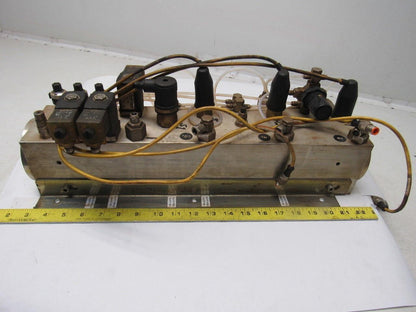 Witt Gasetechnik KM 40.3 Trumpf 3 Part Gas Mixing Manifold N2 CO2 HE 24V Coil