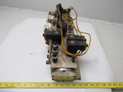 Witt Gasetechnik KM 40.3 Trumpf 3 Part Gas Mixing Manifold N2 CO2 HE 24V Coil