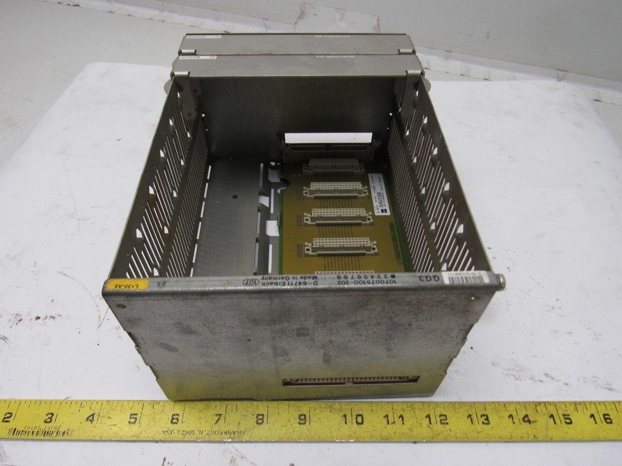 Bosch 1070075100-202 D-64711 CL200 PLC Rack 7 Slot Chassis