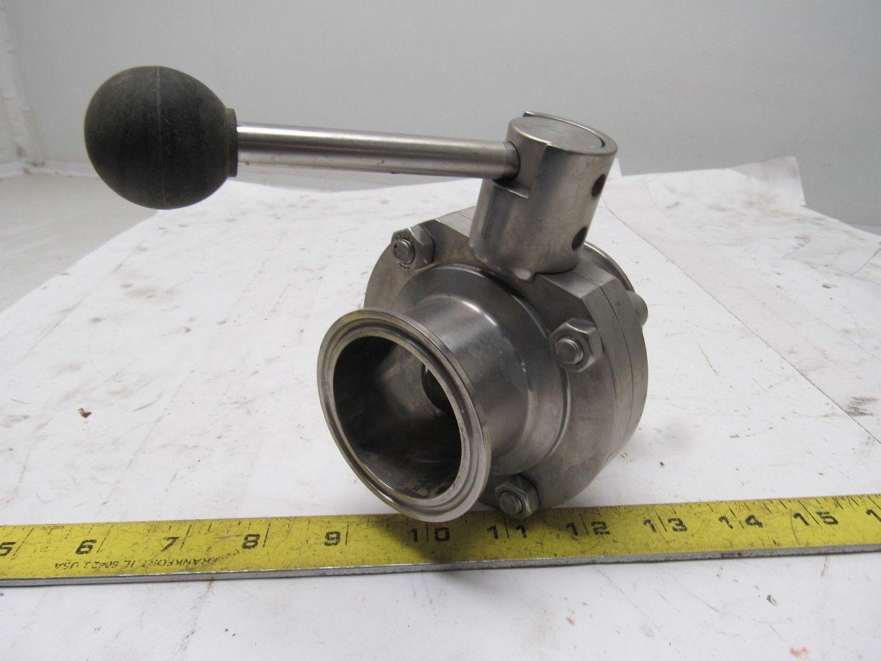 Alf Laval LKB-F 2-1/2" Butterfly Valve Manual Operation Locking Handle