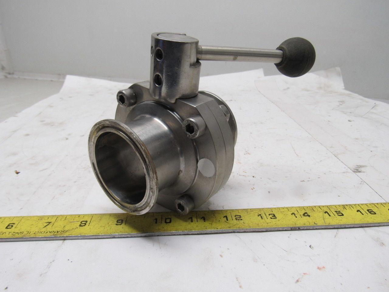 Alf Laval LKB-F 2-1/2" Butterfly Valve Manual Operation Locking Handle