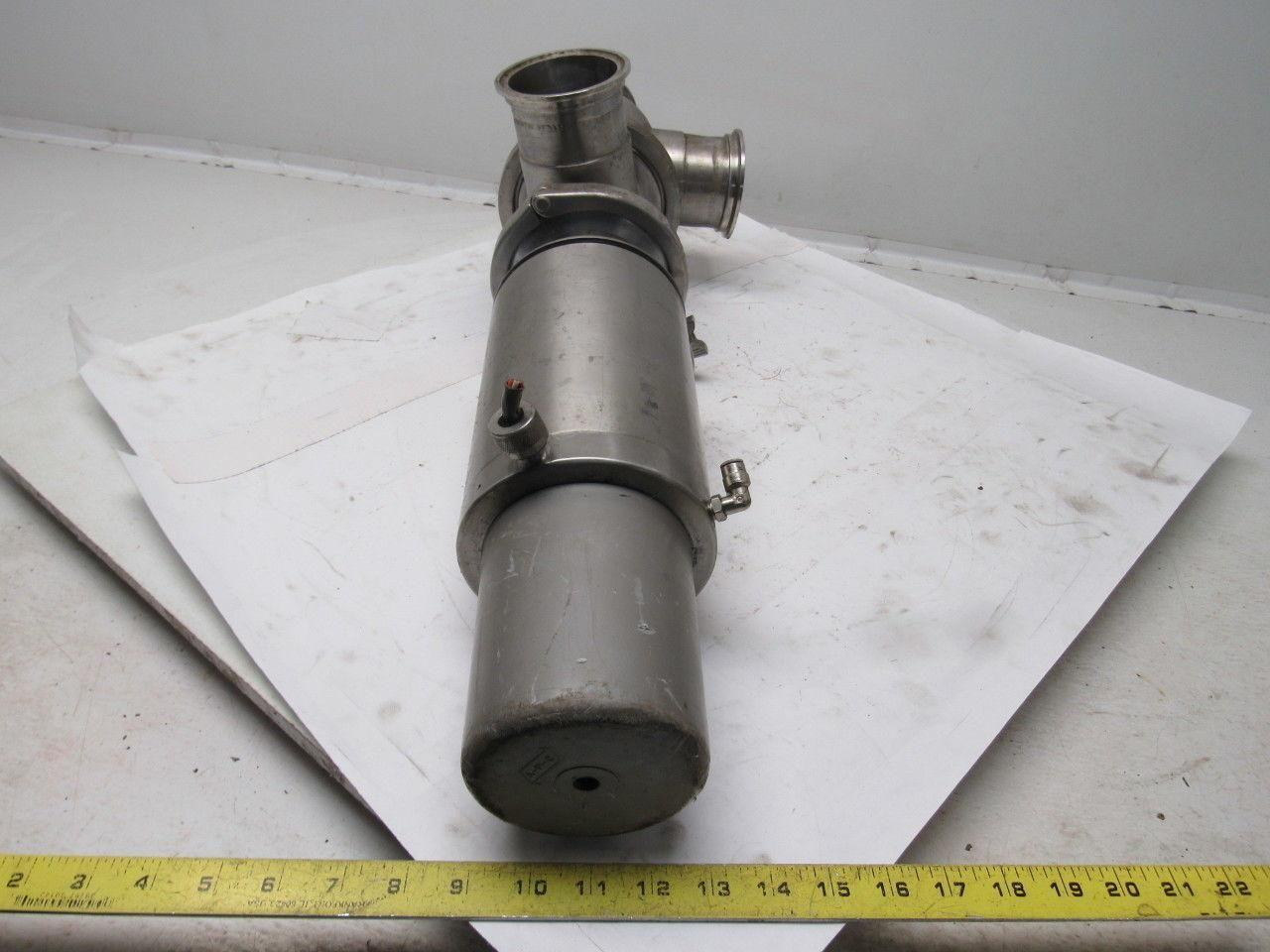 APC 3" 3A Air Operated Sanitary Divert Valve