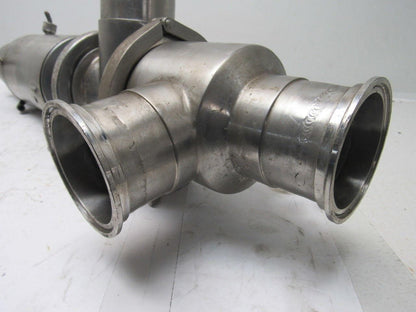 APC 3" 3A Air Operated Sanitary Divert Valve