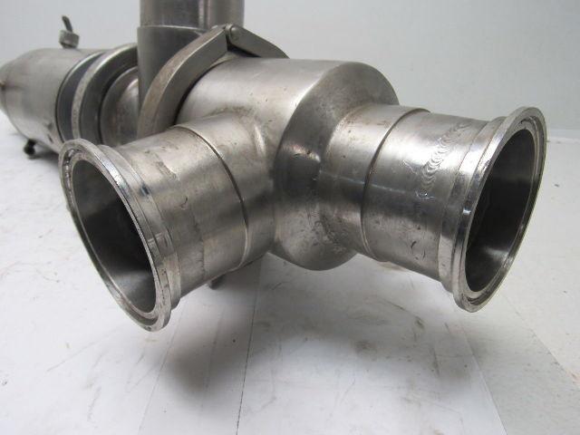 APC 3" 3A Air Operated Sanitary Divert Valve