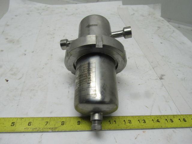 Zander S 05-N/K 16 Bar 0.7L 200°C Microfilter Stainless Steel 3/8" NPT