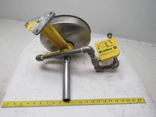 Bradley Stainless Steel Wall Mount Emergency Eye Wash Sink Station