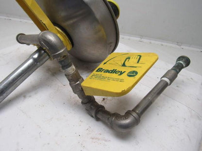 Bradley Stainless Steel Wall Mount Emergency Eye Wash Sink Station