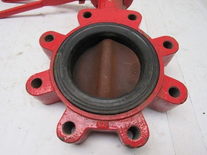 Bray Series 31 4" Hand Actuated Wafer Lug Resilient Seated Butterfly Valve