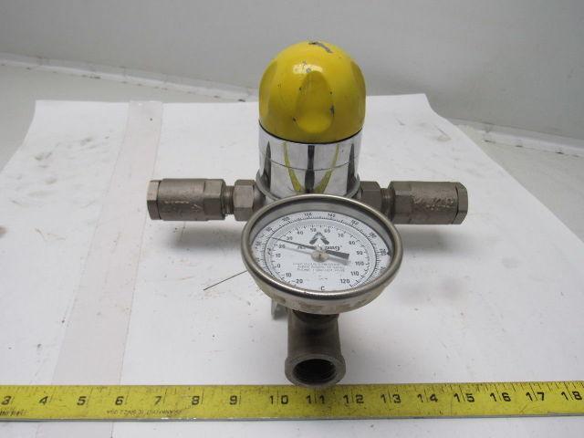 Armstrong 3/4" Port Adjustable Hot Cold Liquid Mixing Valve