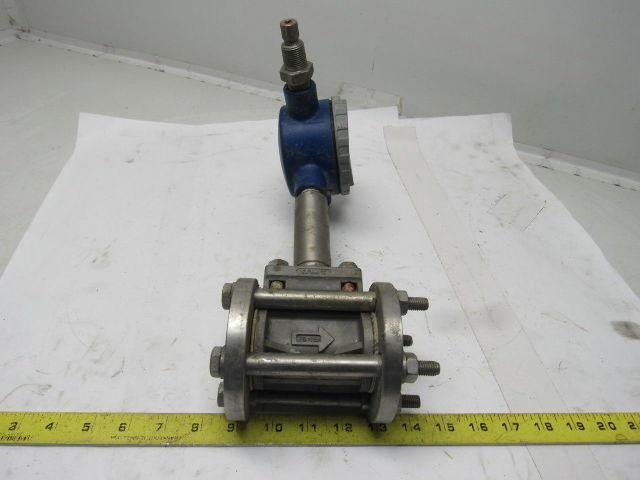 Foxboro RS-83 83W-T3QS1STRJA-G 3/4" NPT Valve 150 Class Valve Vortex Flow Meter