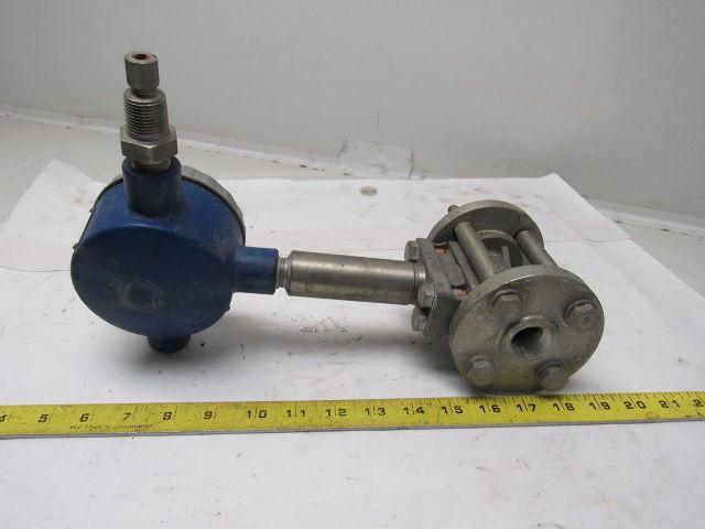 Foxboro RS-83 83W-T3QS1STRJA-G 3/4" NPT Valve 150 Class Valve Vortex Flow Meter