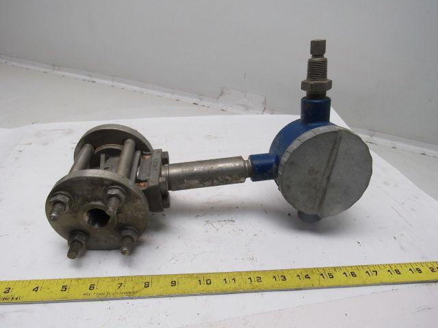 Foxboro RS-83 83W-T3QS1STRJA-G 3/4" NPT Valve 150 Class Valve Vortex Flow Meter