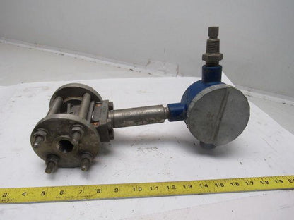 Foxboro RS-83 83W-T3QS1STRJA-G 3/4" NPT Valve 150 Class Valve Vortex Flow Meter