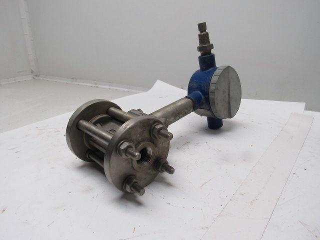 Foxboro RS-83 83W-T3QS1STRJA-G 3/4" NPT Valve 150 Class Valve Vortex Flow Meter