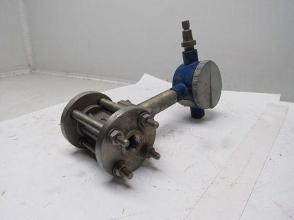 Foxboro RS-83 83W-T3QS1STRJA-G 3/4" NPT Valve 150 Class Valve Vortex Flow Meter